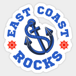 East Coast Rocks Sticker